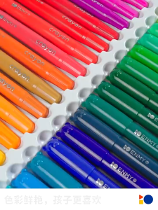 Pingmarket สีเทียน แบบปรับไส้ได้ ไม่เลอะมือ ชุดสีเทียนแบบจัมโบ้ ปลอดสารพิษ สำหรับเด็ก 12/36/24 สี ดีไซน์น่ารัก