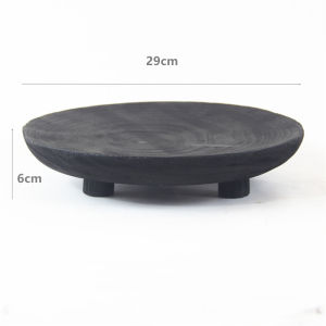 Minimalist Style Dry Tea Tray Wooden Tea Plate