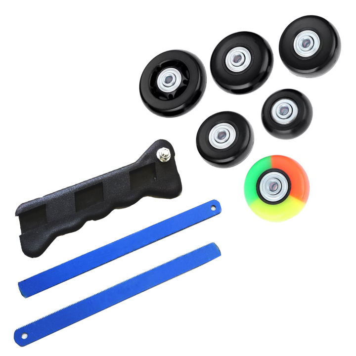 Luggage Suitcase Replacement Wheels Mute Wearresistant Rubber Swivel