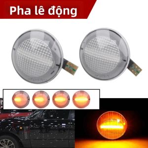 Malcayang | Đèn LED Báo Rẽ Động LED Cho Land Rover Range Rover L322 2002-2012 XGB500020A Phụ Kiện Xe Hơi Đèn Báo Rẽ Màu Vàng