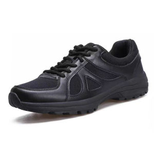 JIFANPAUL | Tactical Training Shoes Black Canvas Mesh