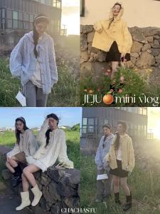 Áo Cardigan Hoodie Nút Sừng Dây Dày