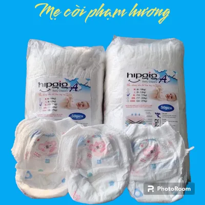 Bỉm Tả Quần/Tả Dán HIPGIG A Loại 1 giá rẻ 100 miếng