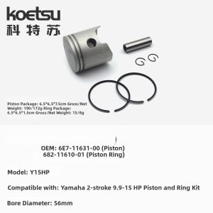 YIYUE | Outboard Motor Piston Ring Set