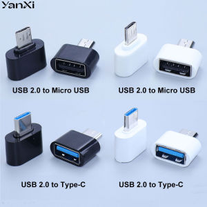 YanXi Universal Type-C Micro USB to USB 2.0 OTG Cable Adapter Connector Converter For Mobile Phone Mouse Keyboard USB Drive