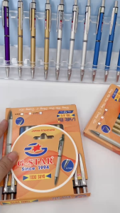 Hộp 12 Cây Bút Bi Đầu Bấm Todo Suyo (ngòi 0.7mm) loại tốt viết êm nét chữ đều và đẹp