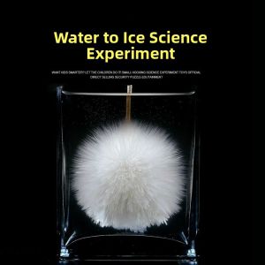 Childrens Science Small Experiments Saturated Solution of Acetate Sodium Hot Ice Chemical Crystal Point Water to Ice Drop to Mountain