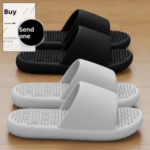 MONLEYTA | Bathroom Slippers For Men And Women Non-Slip Quick Dry Massage Indoor Home Bathroom Special Use EVA Flat Sandals