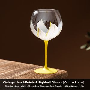 YOGEHOME | Vintage Tulip Wine Glasses Home Decor