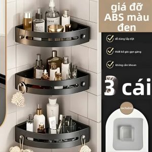 Giá Để Đồ Nhà Tắm Treo Tường 20 Ngăn Có Móc Kệ Đựng Đồ Bằng Nhựa Bền Chắc Để Dầu Gội Xà Phòng Áo Choàng Tắm & Khăn Tắm 3 Tầng