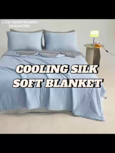 Class A Cooling Silk Summer Blanket/Washable Ice Silk Summer Quilt/Cotton Quilt Suitable For Summer