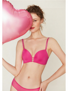Wireless Smoothing & Lifting Bra Pink Small Breast