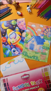 Master Art ดินสอสีแท่งยาว 12 สี