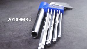 KINTGONY 9 ชิ้น ประแจหกเหลี่ยม ยาว 1.5-10 มิล รุ่น 20209 ประแจหัวตัด แอล 20209mr คิงโทนี่ ไต้หวันแท้ ช่างอู่ซ่อมรถยนต์