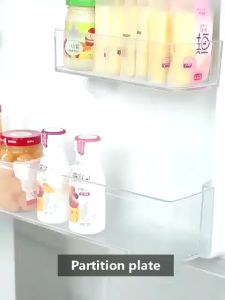 Papan Partisi Kulkas Sekat Pembatas Kulkas Organizer Pertisi Botol Air Minum Aksesoris Lemari Es Bahan Plastik Serbaguna