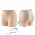 2024 A4 Waist Fixed Pad Underwear Breathable Seamless Inner Pants Lift Butt Tighten Belly Invisible Briefs for Broadcasters. 