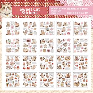 Yuxian | Cute Cartoon Pet Cat DIY Decoration Stickers