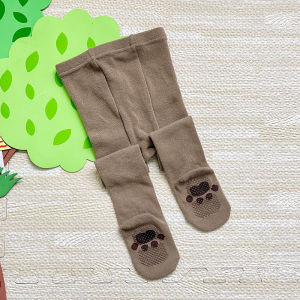Cute Baby Cotton Floor Walking Socks Anti-Slip Dots Learning to Walk Pants Trousers PP Material Soft Cotton Underwear for Kids