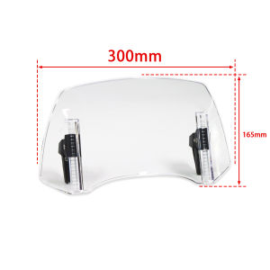 New high-definition V3 upgrade version Ultra high quality Motorcycle Windshield Extension Universal For BMW KAWASAKI YAMAHA HONDA SUZUKI DUCATI KTM Zontes Heighten Windscreen Accessories For All Motorcycle Models amt