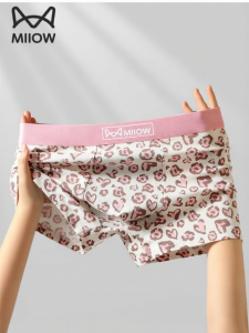 MiiOW | Cotton Leopard Cute Large Size Mens Boxer Briefs