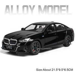 1:24 530LI 760LI Model Toy Miniature Cars Metal Diecast Sound Light Front Wheel Steering Pull Back for Children Christmas Gifts