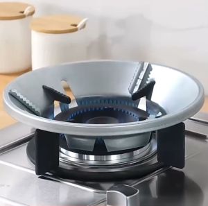 Windproof High Efficiency Gas Stove Energy Saving Cover Heat Insulation Pot Holder Wind Shield Rack