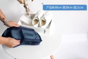 กระเป๋ารองเท้าแบบพกพา ถุงใส่รองเท้า กระเป๋าเก็บรองเท้า อเนกประสงค์ เดินทางท่องเที่ยว พกพาง่าย