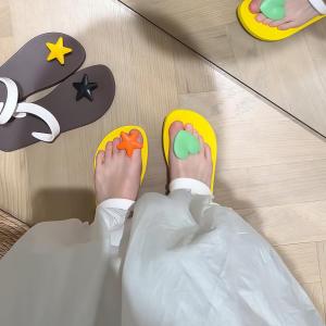 BEIDIANNI | Dopamine Vacation Style Flip Flops Outdoor and Indoor Summer Sandals