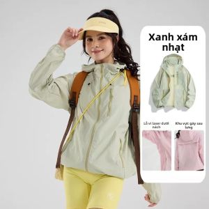 Quần Áo Ngôi Sao Bảo Vệ UPF50+ Làm Mát Nhẹ Nhàng Thoáng Khí Dành Cho Cặp Đôi