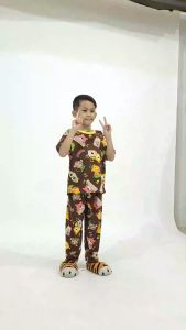 Kiminori VIO.CP: Setelan Baju Tidur Anak Laki-Laki Lengan Pendek