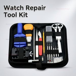 147pcs Watch Repair Tools Kit Watchmaker Case Remover Opener Set Professional Clock Repair Tools for Watches and Jewelry Repair