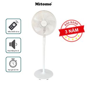 Quạt đứng Mitomo FCE - 50AE MAX có điều khiễn từ xa hẹn giờ động cơ bạc đạn hoạt động siêu êm - Bảo hành 3 năm