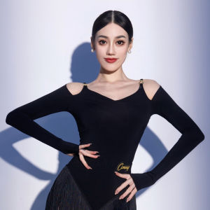 conny | Adult Daily Dance Training Clothes Long Sleeve Fringe Skirt