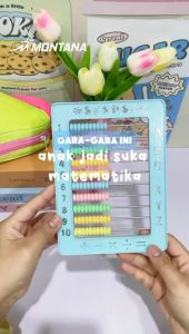 MONTANA Abacus Sempoa: Alat Belajar Hitung 10 Baris & Learning Tools untuk Anak