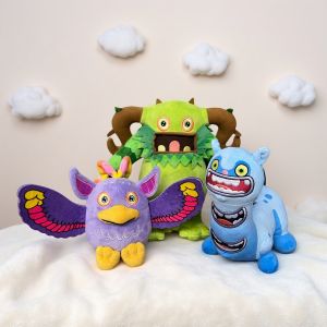 VMQ My Singing Monsters Tweedle Entbrat T-Rox Plushie Game Merch Cute Plush Cotton Doll MV