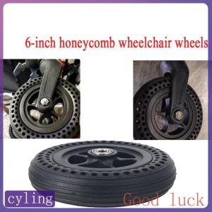 6x1 1/4 solid tire wheelchair 6-inch inflatable front wheel honeycomb solid tire whole wheel