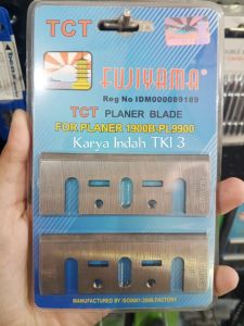 TCT Planer Blade FUJIYAMA 82mm N1900B Mata Pisau Sugu Kayu Keras TCT 82 mm