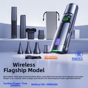 WHALEZOPRO | Strong Suction Portable Car Vacuum
