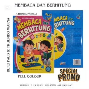 BUKU TK JUMBO - BERHITUNG DAN MEMBACA UNTUK PAUD DAN TK