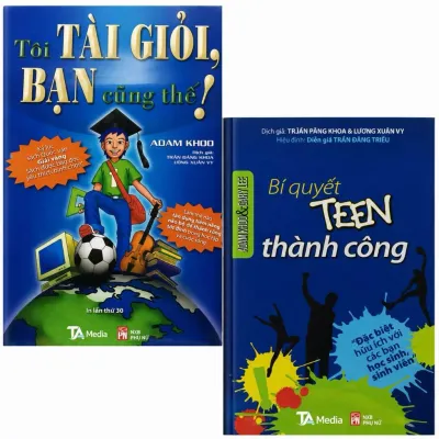 Sách - Tôi tài giỏi bạn cũng thế + Bí quyết thành công tuổi teen - Adam Khoo