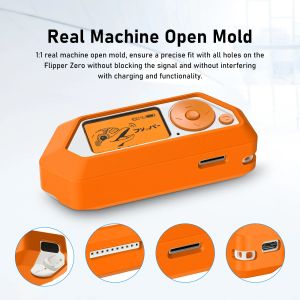 EOENKK | New Flipper Zero Box Electronic Pet Dolphin Pet Dolphin Open-source Multi-functional Remote Control Gadget Geek Silicone Case