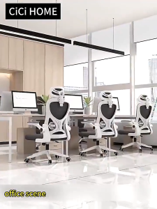 【HOT SALE】Ergonomics Chair Adjustable Office Chair Computer New Style Mesh Office Chair Ergonomic Gaming Chair Armrest with Height Adjustable Headrest
