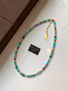 CAFFTI | Dopamine Inspired Turquoise Stone Necklace