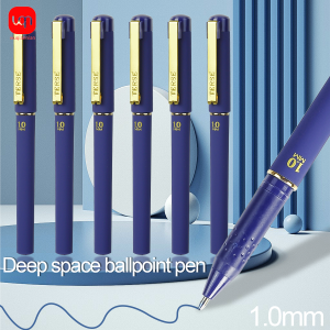 WQN-3/6/12PCS 1.0MM Nib High-Quality Blue Gel Pen For Office And School Writing Stationery Premium Blue Ink Business Signature