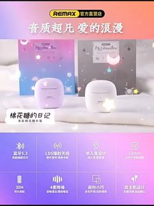 Remax TWS-19 V5.3 Bluetooth True Wireless Earbuds Noise Cancelling Earbuds Marshmallow Series With Microphone