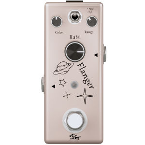 IRIN | ISET PD-5 Analog Flanger Guitar Effect Pedal Classic Warm Flanger Effect True Bypass Pedal Electric Guitar Bass Accessories