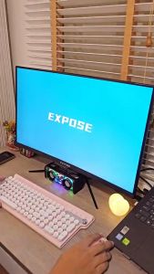 จอคอม 24 นิ้ว จอคอมพิวเตอร์ 22นิ้ว จอคอม 75hz monitor จอโค้ง เต็มจอไร้ขอบ จอคอมพิวเตอร์ Ultra HD LED IPS 1MS HDMI/DP/VGA รับประกัน 1ปี