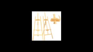 Diy Wooden Easel Tripod Kayu Stand Foto Stand Kanvas Lukis Stand Akrilik Ukuran 120cm x 50cm