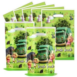 Hasbro | 10/20/30Pcs Hank Trash Truck Gift Bags Plastic Candy Bag Child Party Loot Bag Boy Girl Kids Birthday Party Favor Supplies