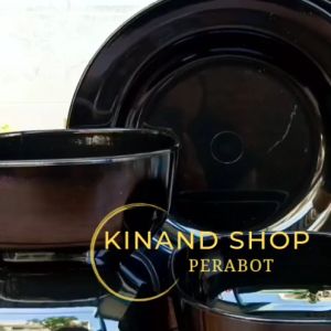 PROMO HEMAT PAKET ISI 12 PCS PIRING CAMPUR MANGKUK MELAMIN TEBAL